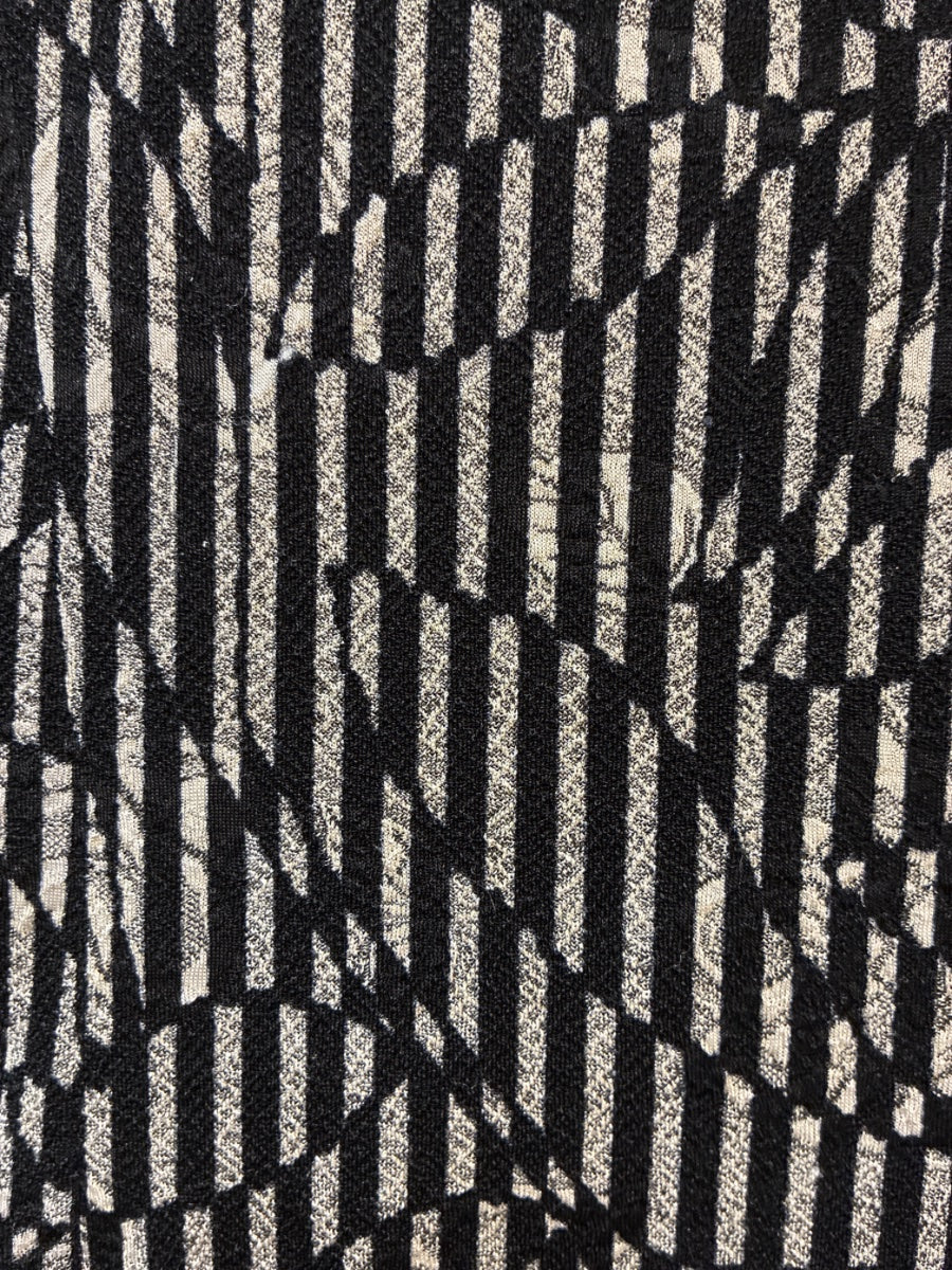 Damee Inc · Cowl neck top · Large · Blk/White