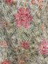 Chris&Banks · Floral Paisley Textured Button Jacket · Medium · GreenPink