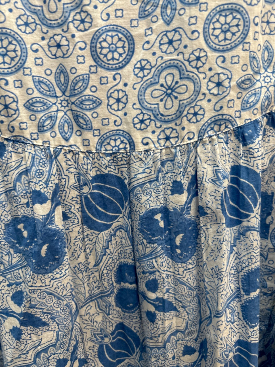 April Cornell · Dress · Large · WhiteBlue