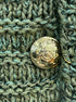 Talbots · Button Up Cardigan · Medium · OliveGold