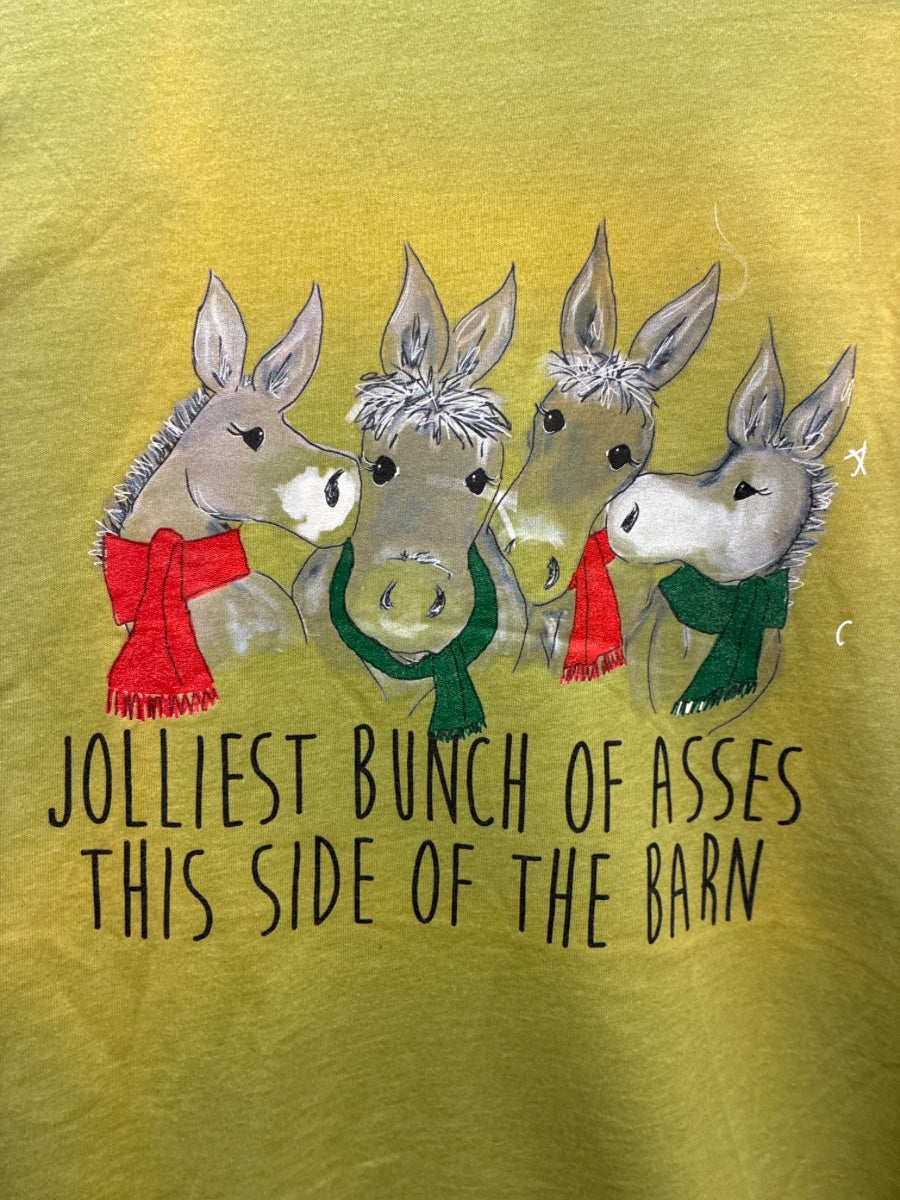Jolliest Bunch · Holiday Top - Jolliest Bunch · Large · GrnMulti