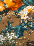 Susan Graver · Tank Top · Large · Orange Brown Floral