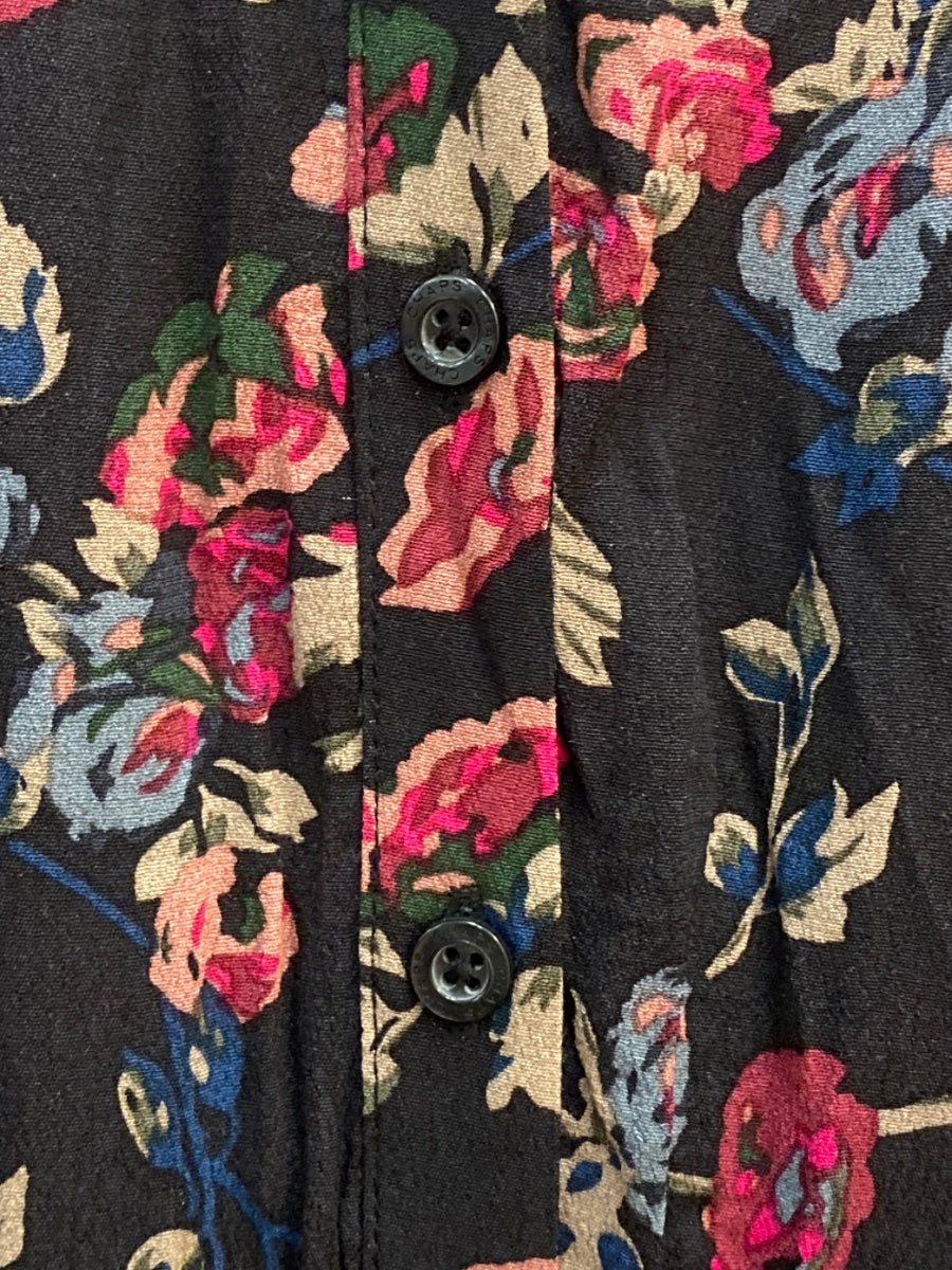 Chaps · Dress · XLarge · Black Floral