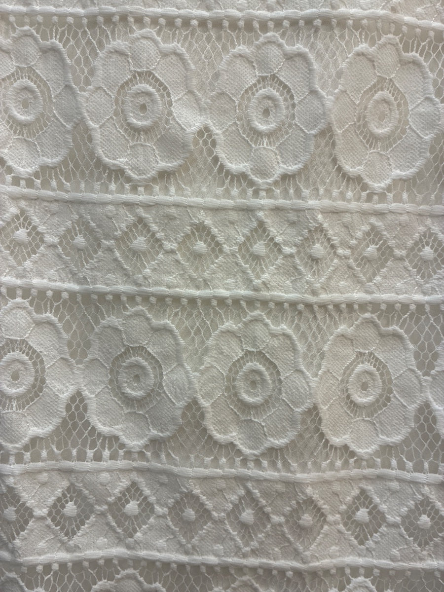 Anthropologie · vow'd White Lace Overlay · Large · White