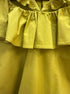 Anthropologie · Blue Tassel Ruffle Straps · Small · Chartreuse