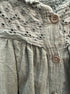 Free People · Boho Chic Top Eyelet Detail · Medium · Teal