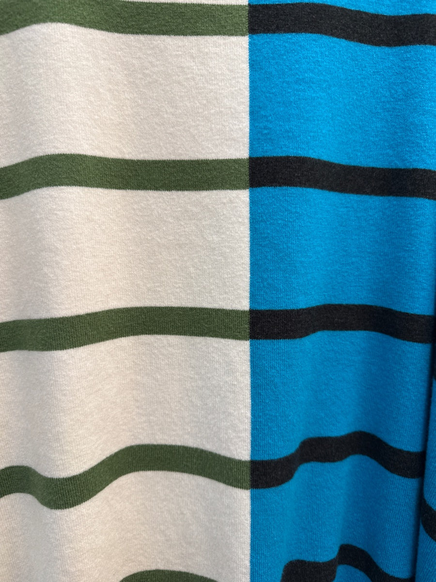 Tunic Sweater · 1X · Off-White, Green, Turquoise, Black