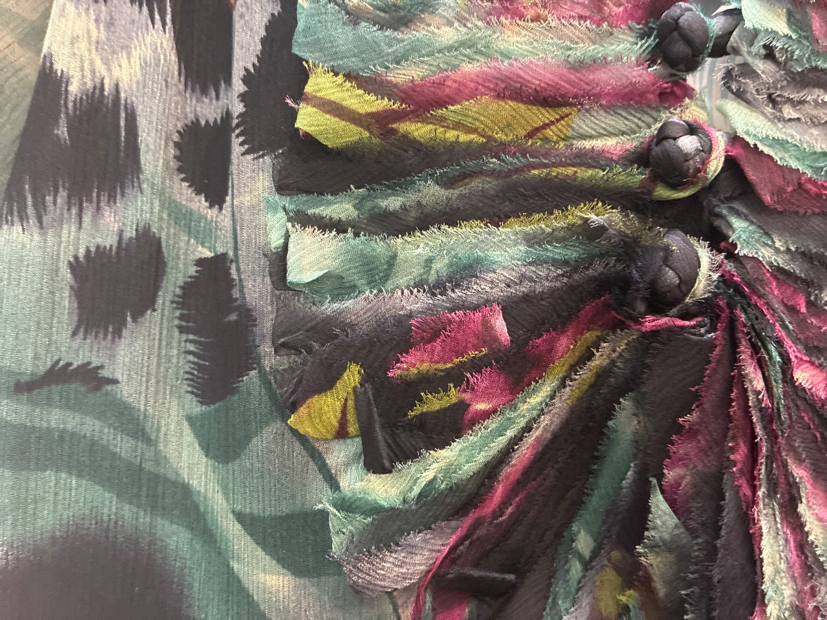 Anthropologie · Blue Tassel · Medium · BlkGreen