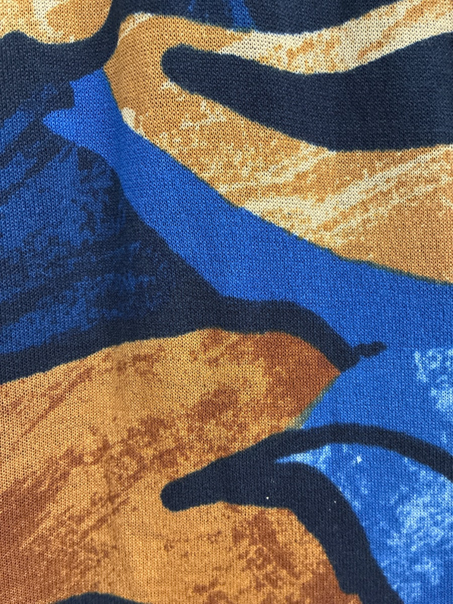 Chico's · Open Drape Cardigan · Medium · NavyMulti