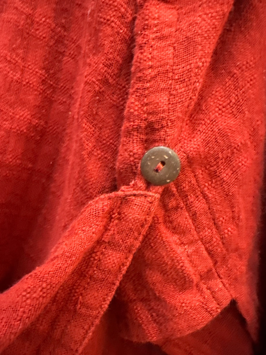 Yasuko Kurisaka · Blouse · XL-1X · Rust