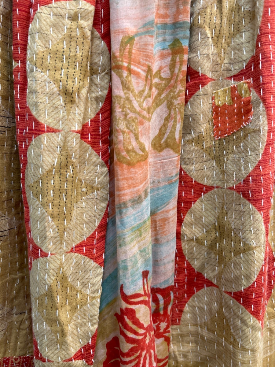 KanthaBae · Cotton In Bloom Pants · OS · BeigeOrange