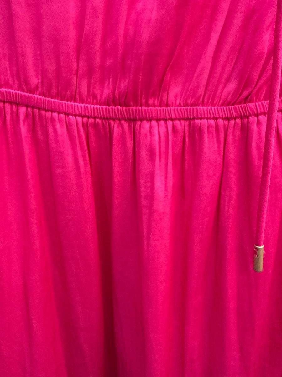 SkiesAreBlue · 3/4 Sleeve Dress · Medium · Hot Pink