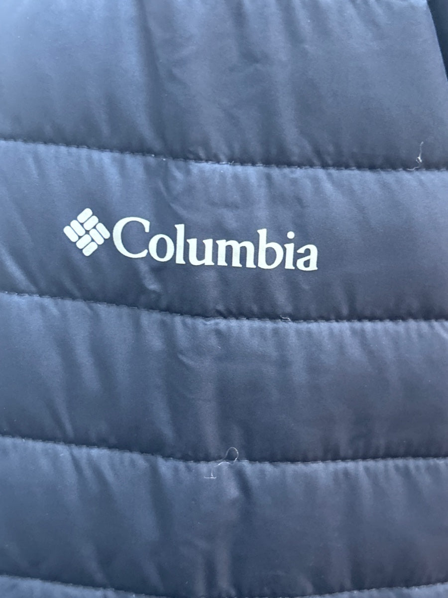 Columbia · Mid-Length Quilted Hooded Jacket · Large · Midnight