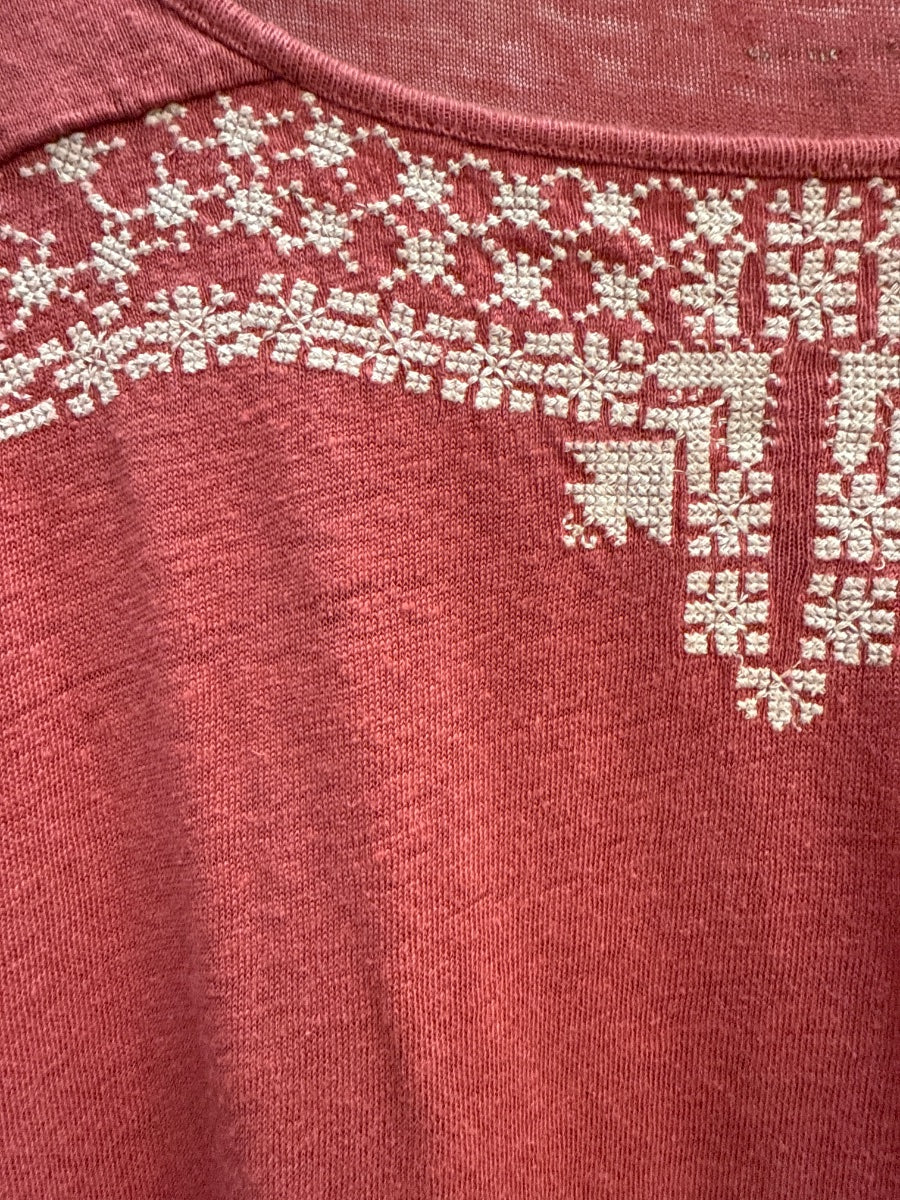 Garnet Hill · Shirt · Medium · Rouge