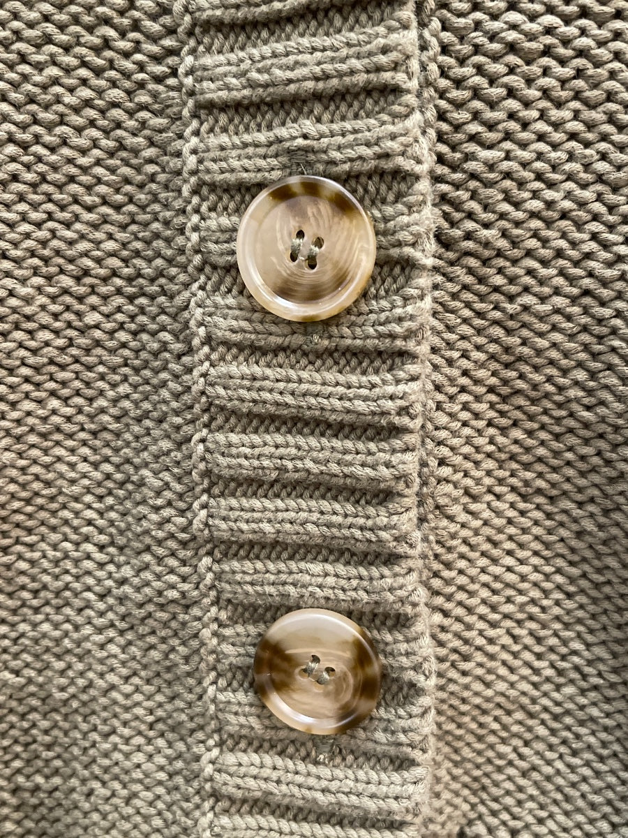 LOFT · Button Up Cardigan · Large · Olive