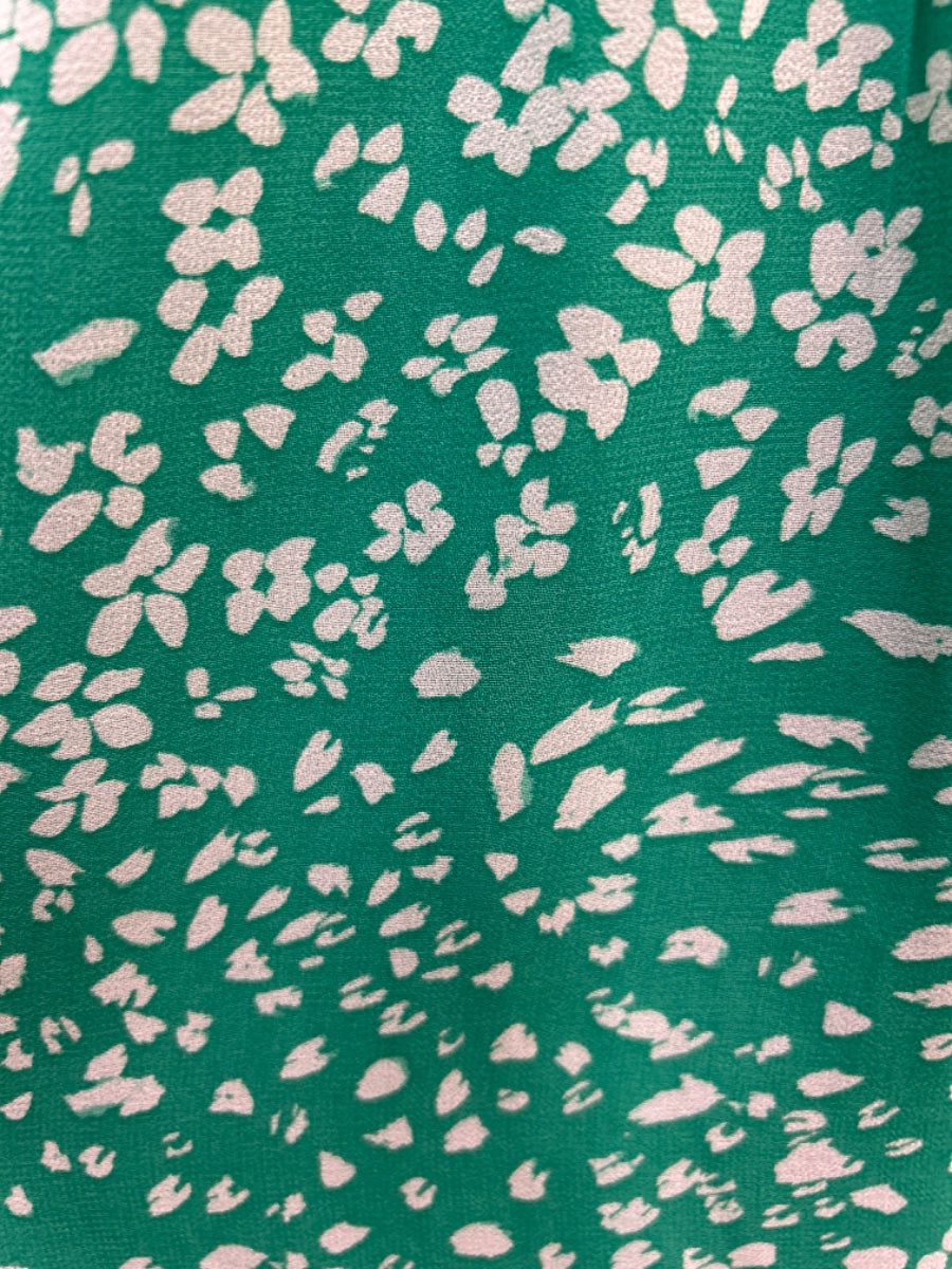 DKNY · Sleeveless Dress · 14 · GreenWhite