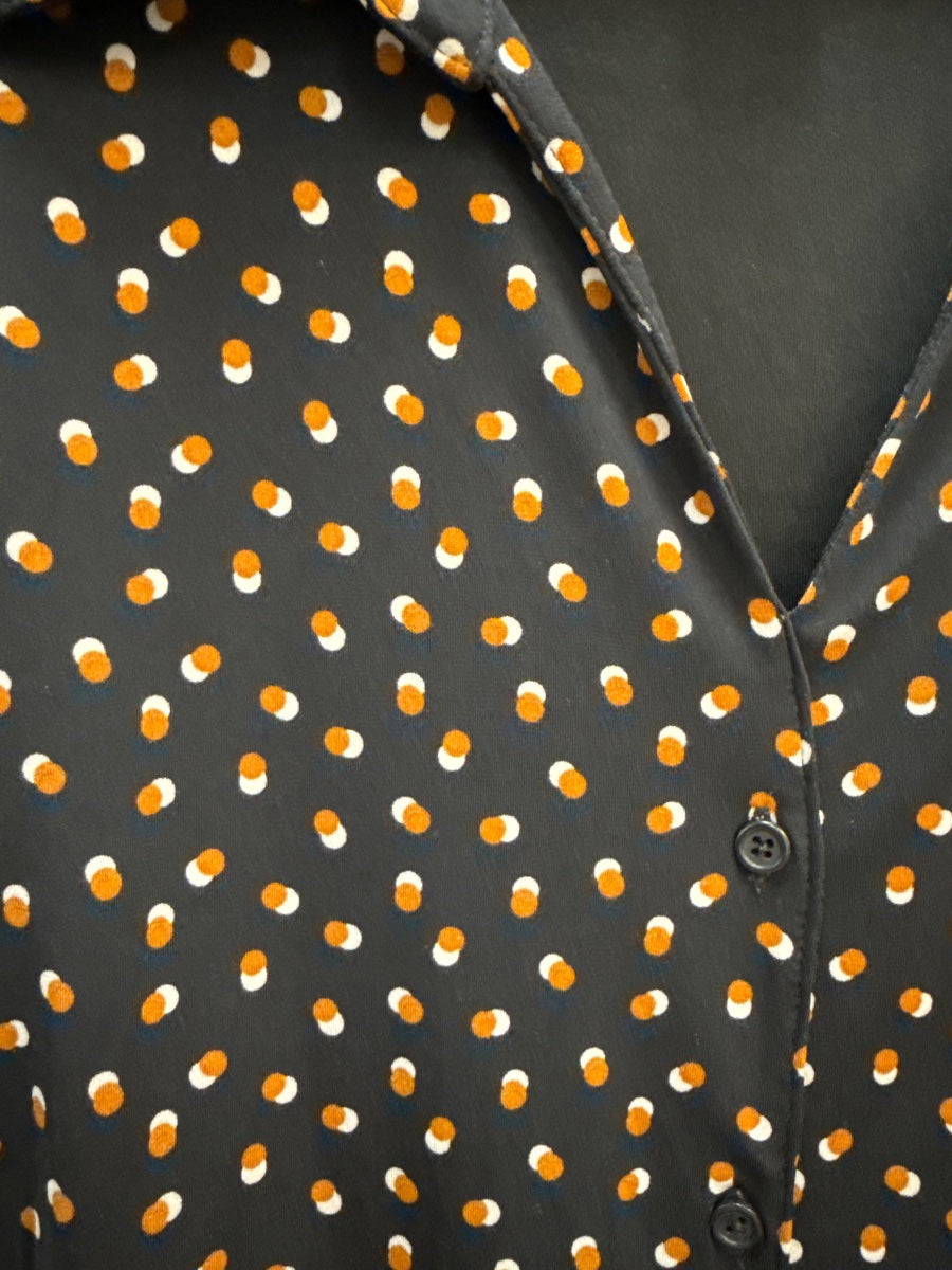 Cynthia Rowley · ShortSleeve Dress · Large · BlackTan