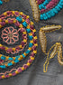 Anthropologie · Blue Tassel · Small · BrownMulti