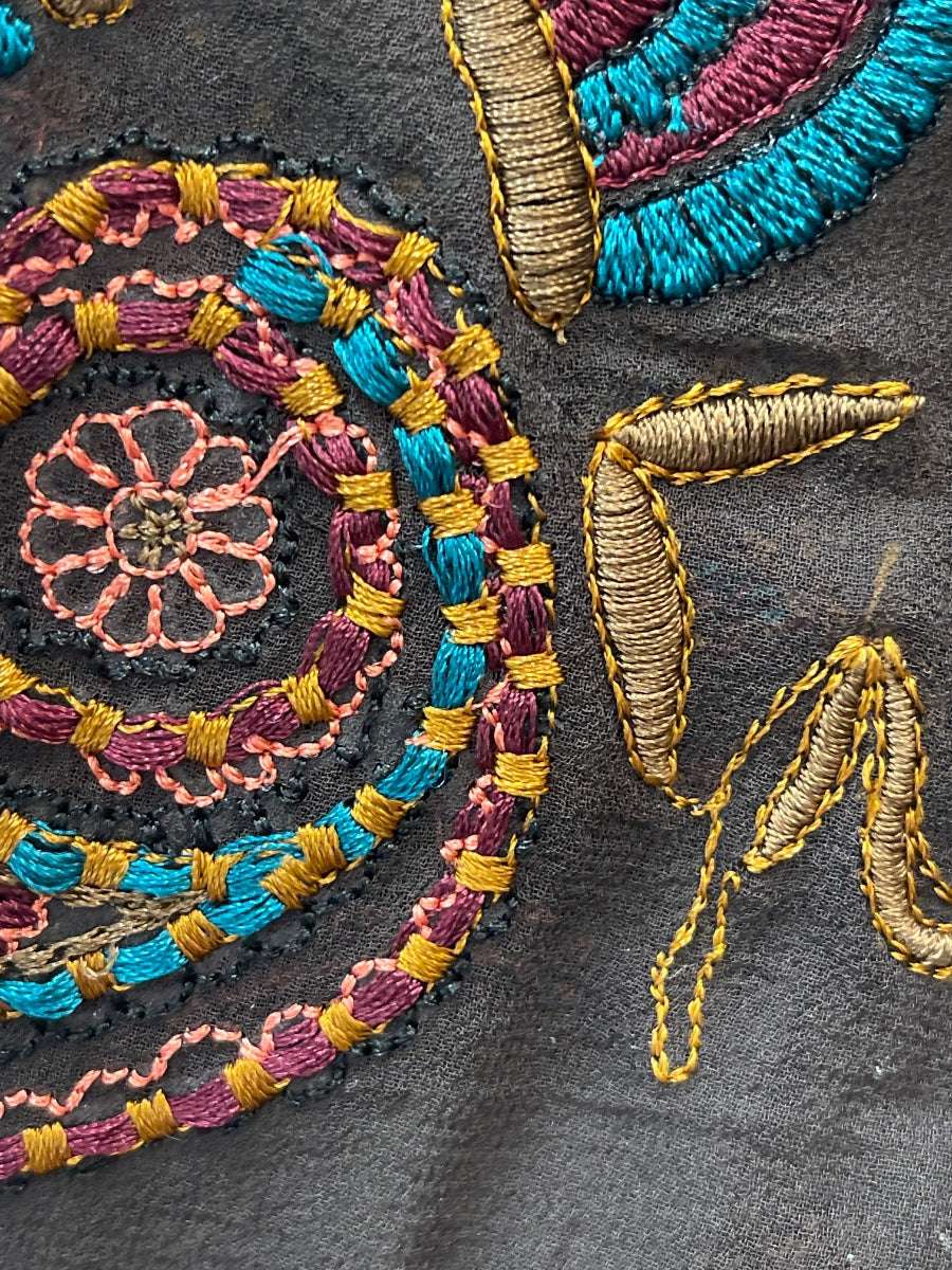 Anthropologie · Blue Tassel · Small · BrownMulti