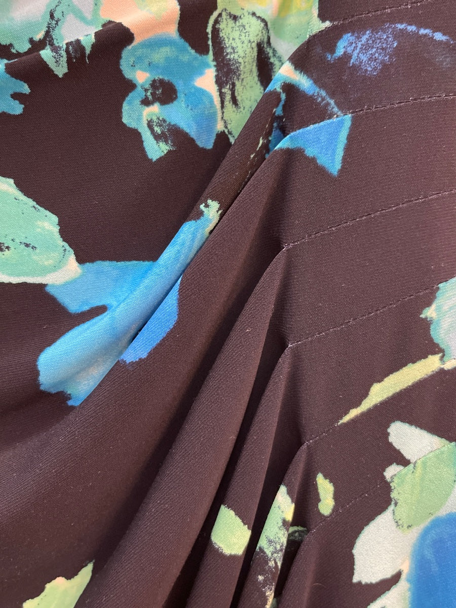 Ralph Lauren · Midnight Floral Sleeveless Dress · 18 · Midnight Floral
