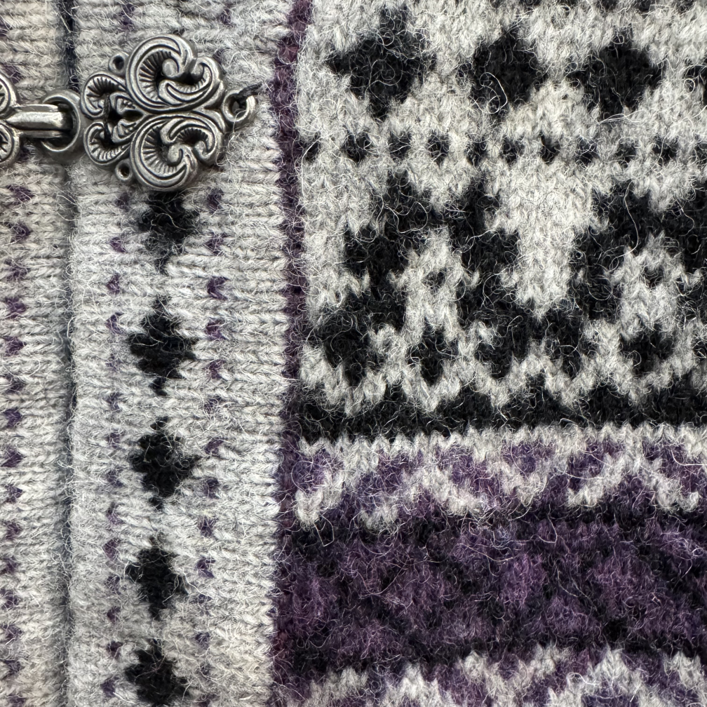 Fair Isle Wool Cardigan