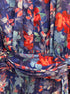 R&M Richards · Sleeveless Dress · 14 · BluePink Floral Print