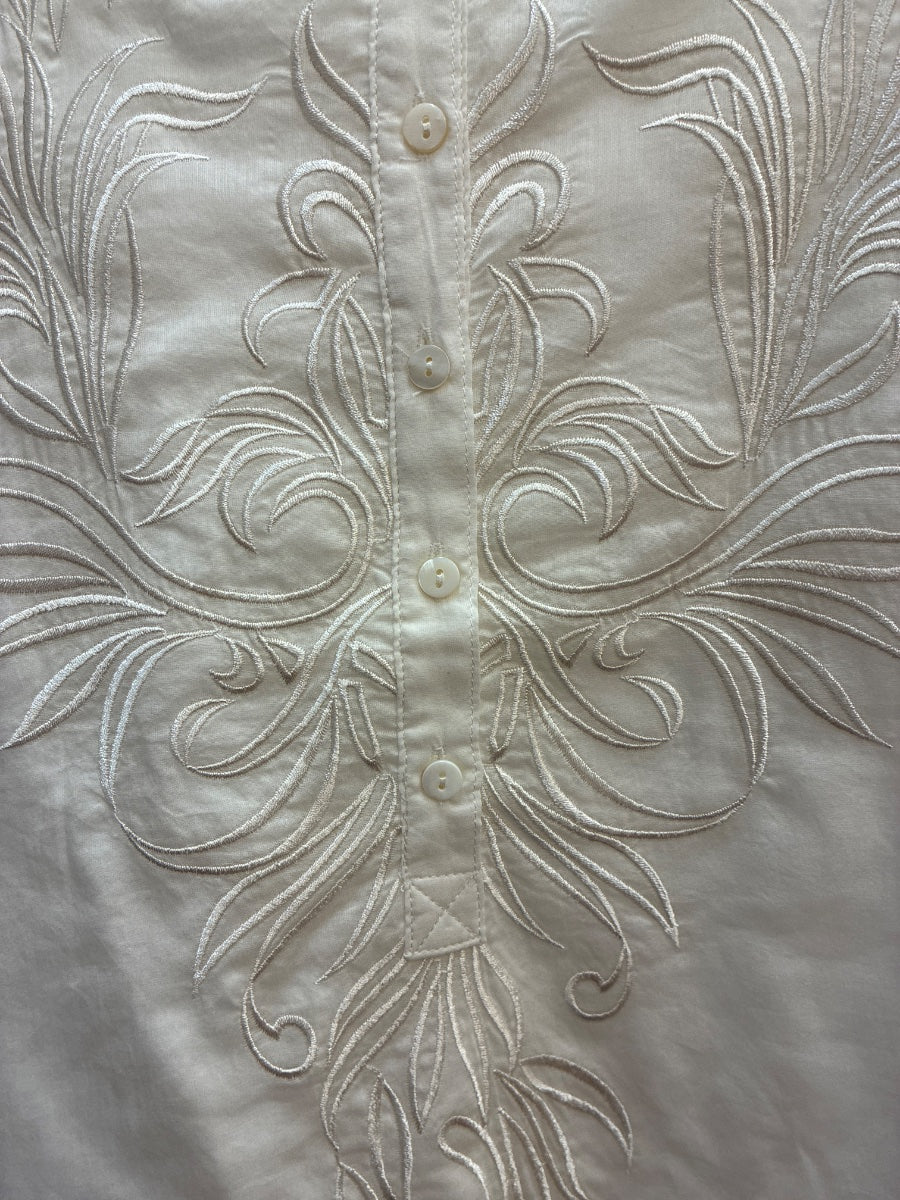 Sundance · BOHO CHIC TOP · Large · Cream