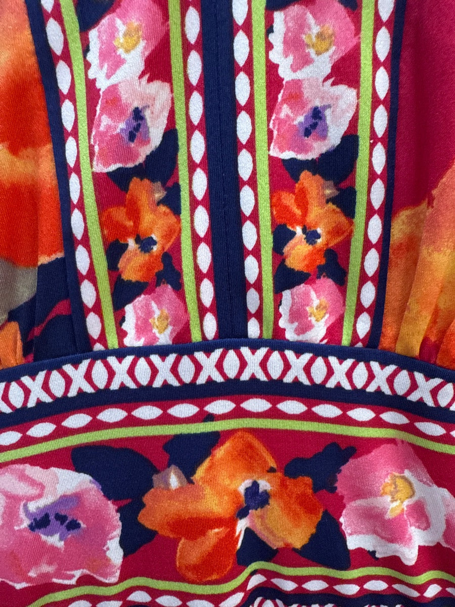 London Times · Maxi Dress · Medium · PinkFloral