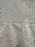 Anthropologie · Blue Tassel White Lace Poplin Blouse · Small · White Eyelet