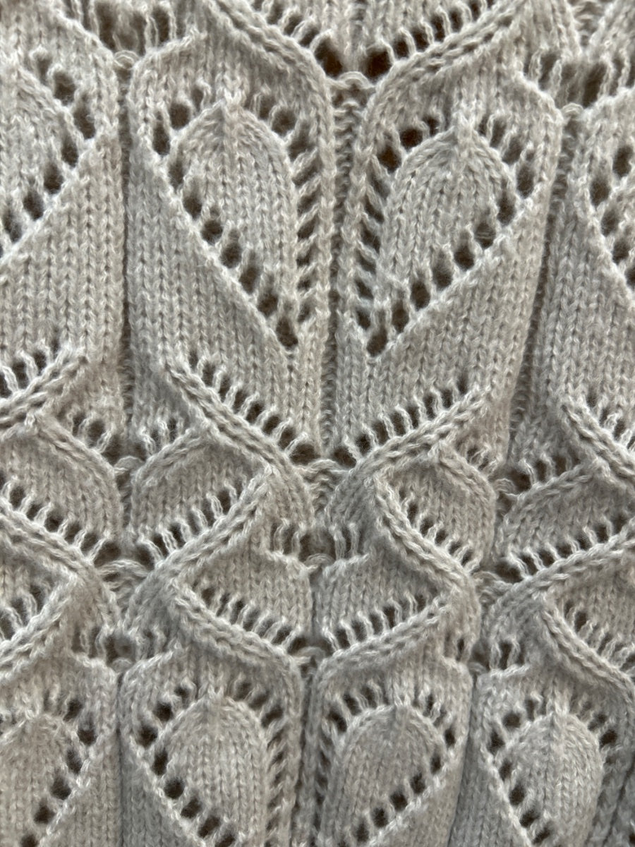 Rhoas · Picot Knit · Medium · Oatmeal