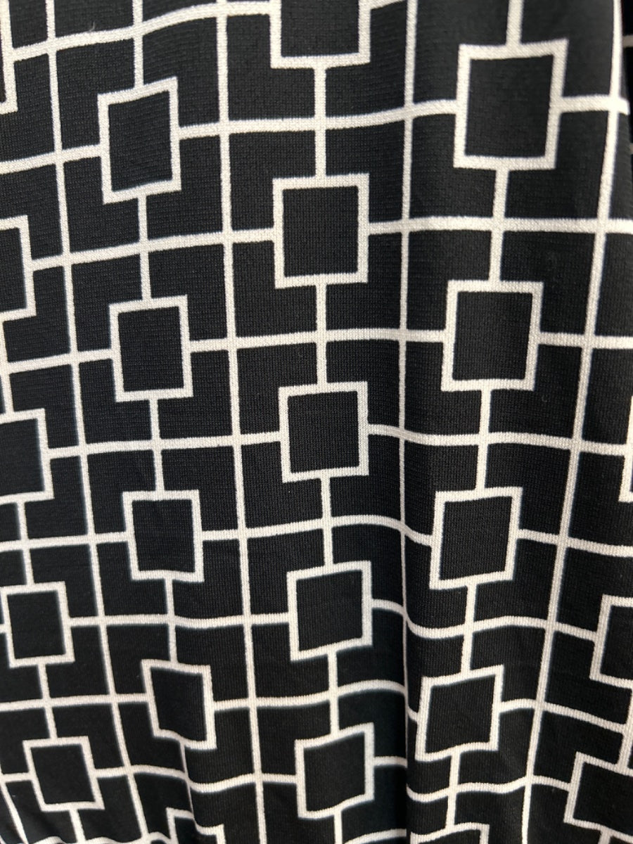 LoveXDesign · Sleeveless Dress · 2X · Black/White
