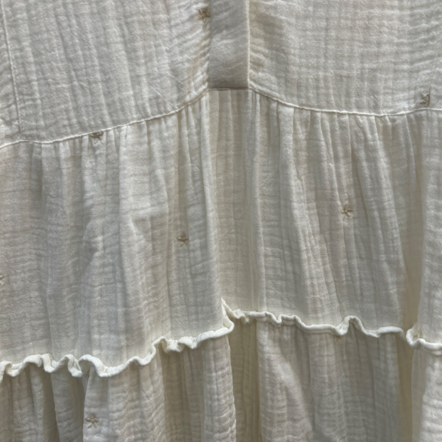 Lands' End · Boho Chic Dress · 18 · Cream