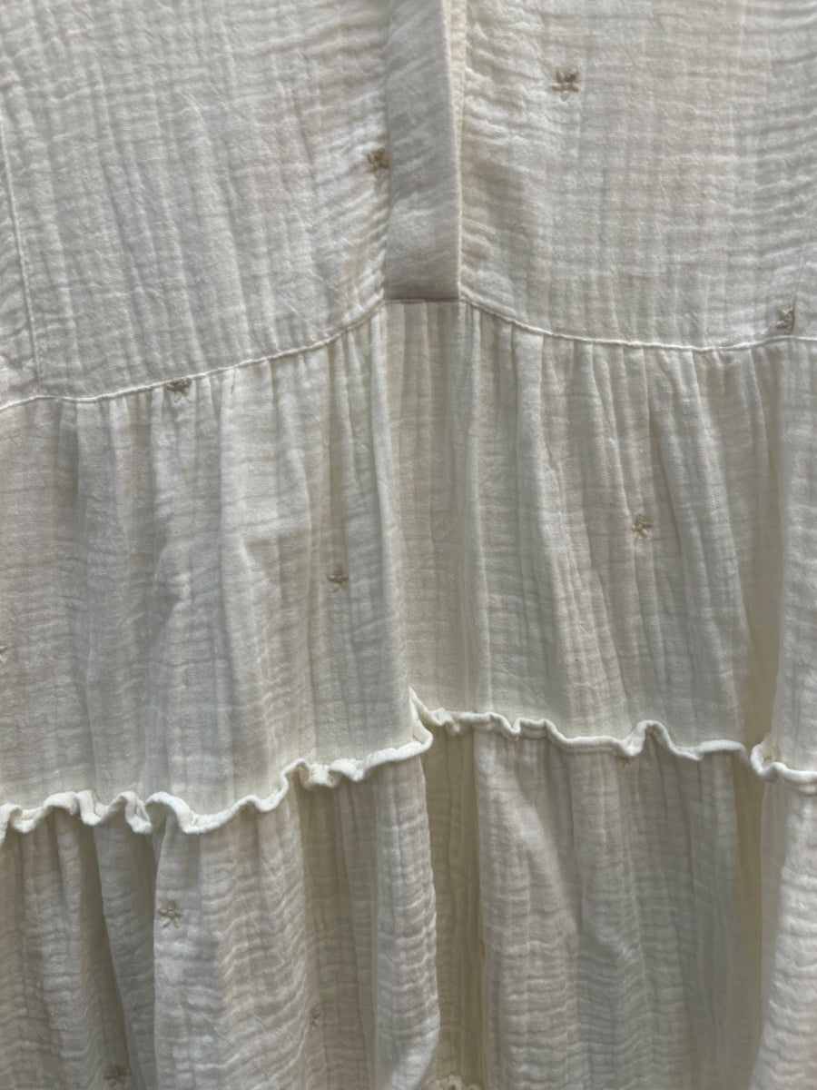Lands' End · Boho Chic Dress · 18 · Cream