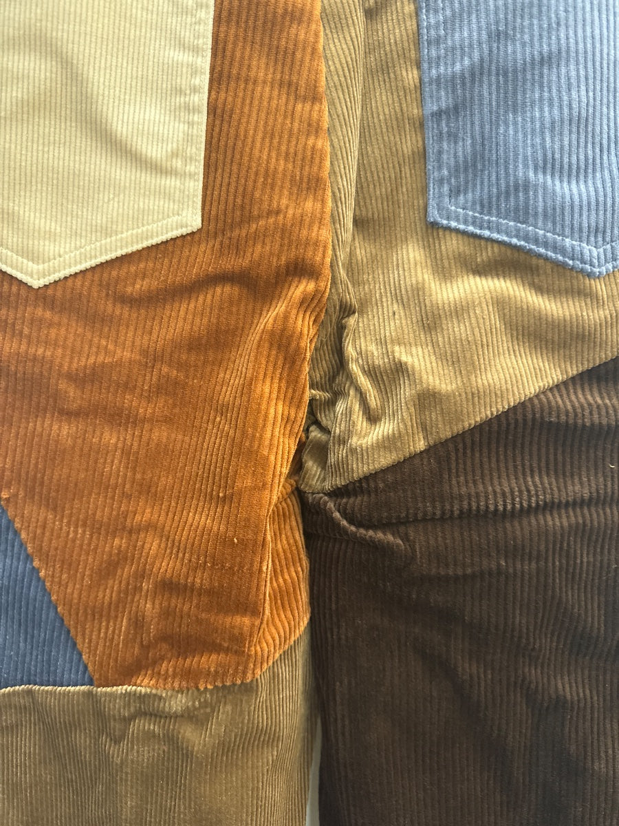 Kina&Tam · Rough Patch Pants · 2 · BrownMulti