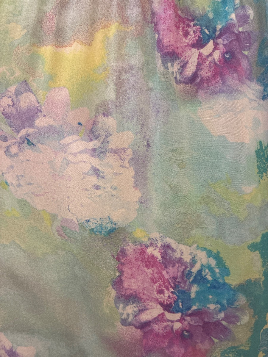 Cupio · 3/4 Sleeve Abstract Floral · XLarge · MintMulti