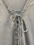 Style&Co · Grommet Lace Up Top · L/XL · Sky