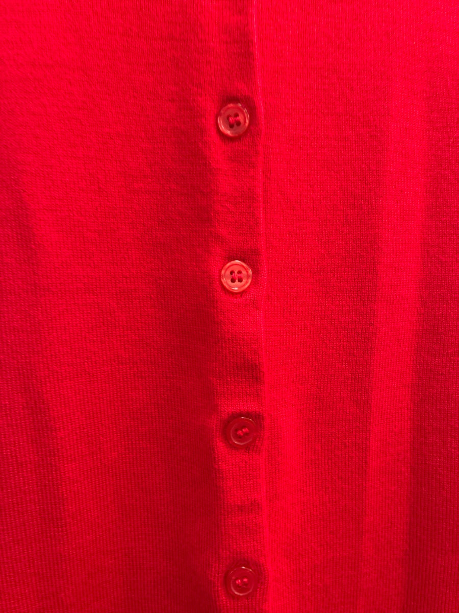 Urban Coco · Button Up Cardigan · Medium · Red