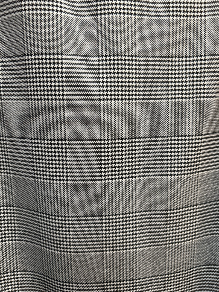 Calvin Klein · Pencil Glenn Check Pattern · 20W · Black/White