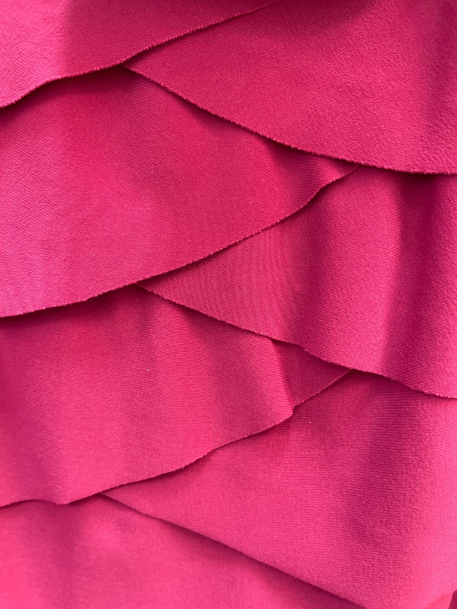 Jones NY · Tiered dress · 14 · Magenta