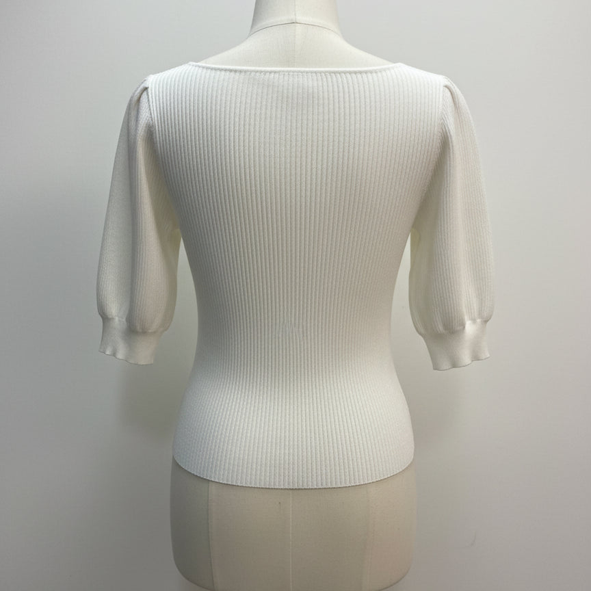 Lilla P · Balloon Sleeve · Small · Cream