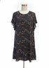 CABI · 3828 Muse floral ruffle dress · Small · GrayFloral