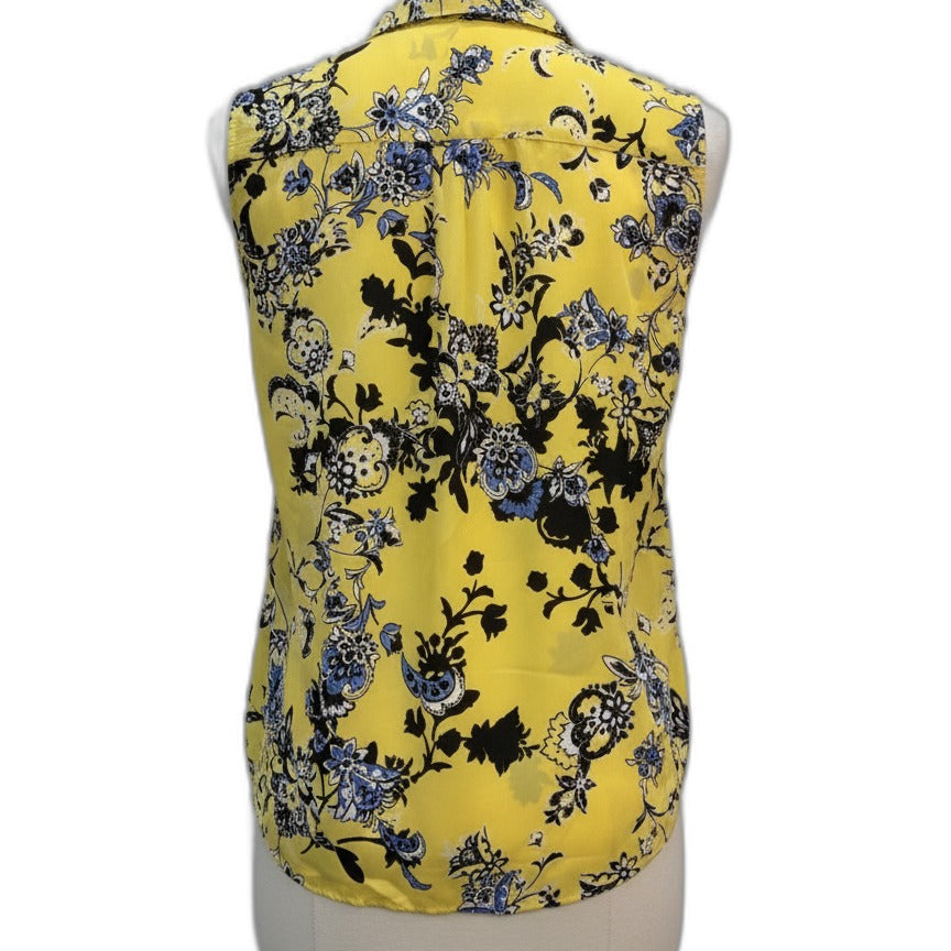 Dana Buchman · Sleeveless Top · XLarge · Yellow Multi