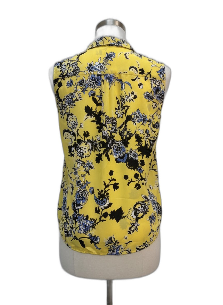 Dana Buchman · Sleeveless Top · XLarge · Yellow Multi