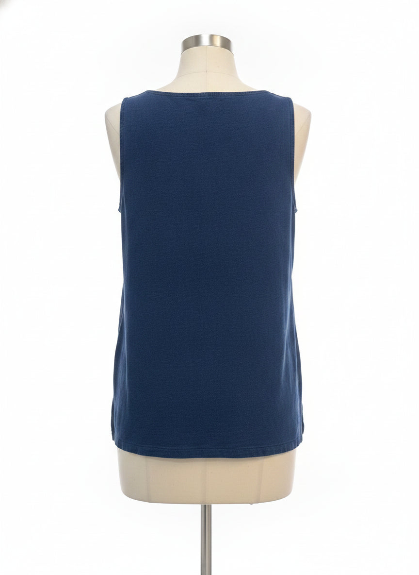 Chris&Banks · Sleeveless Dress · XLarge · Denim Blue