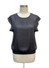 Le Chateau · ShortSleeve Top · XSmall · Gray Sheer