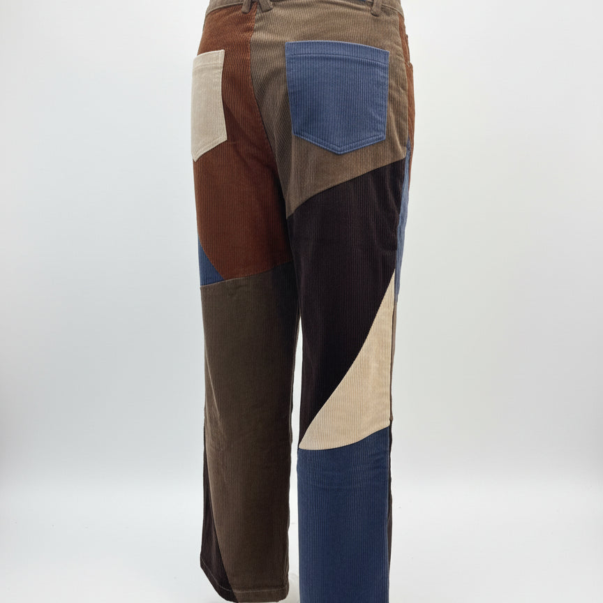 Kina&Tam · Rough Patch Pants · 2 · BrownMulti