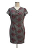 Explosiva · ShortSleeve Bow Detail Dress · Small · BlackRed