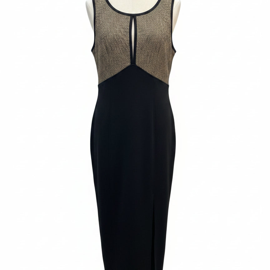 TCR · Evening Dress · 16 · GoldBlack
