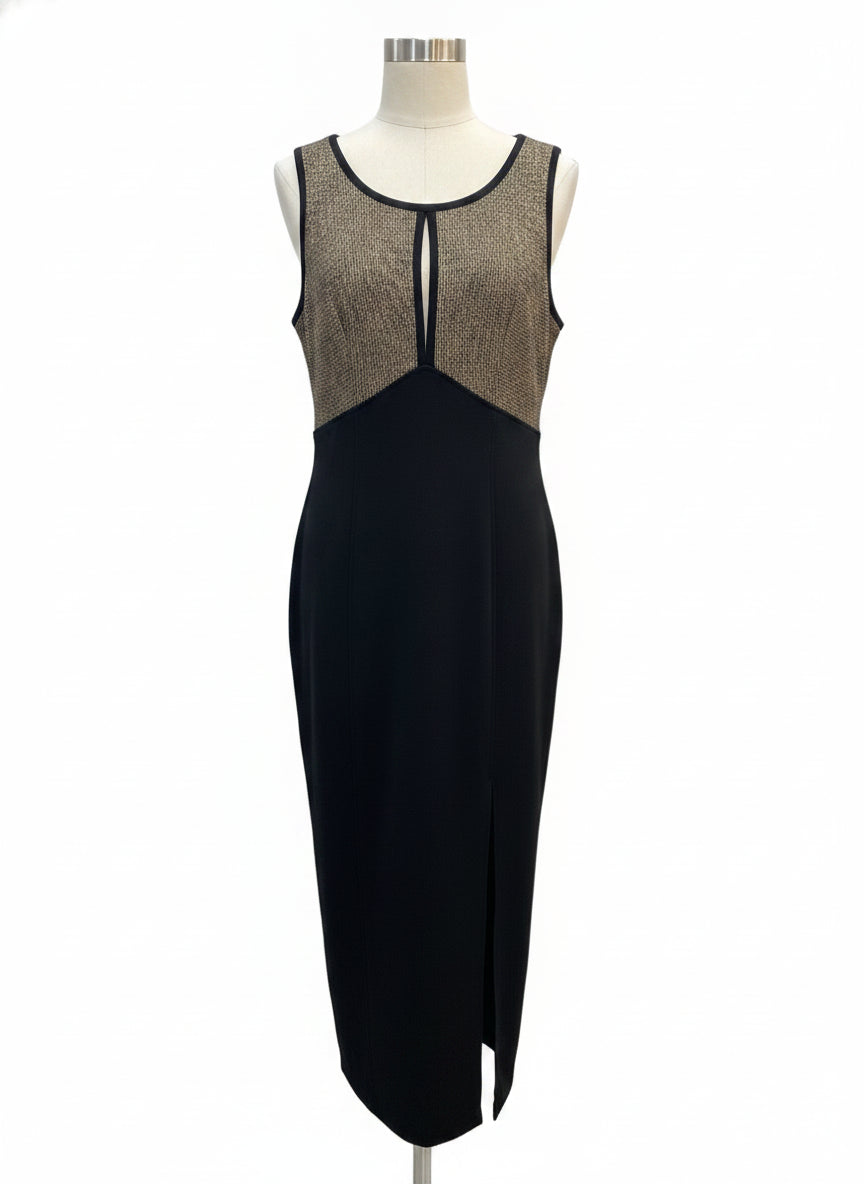 TCR · Evening Dress · 16 · GoldBlack