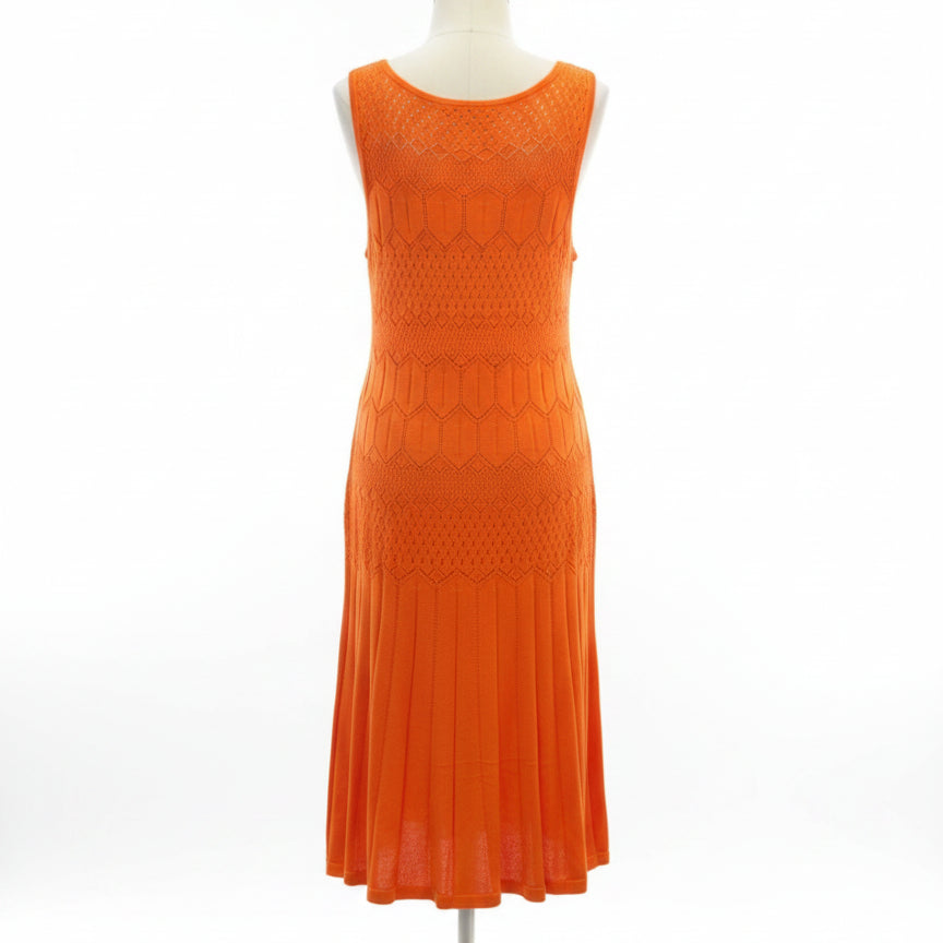Ralph Lauren · Loose Knit Dress w/ Slip · XLarge · Orange